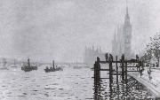 Claude Monet The Thames and Parliament USA oil painting artist